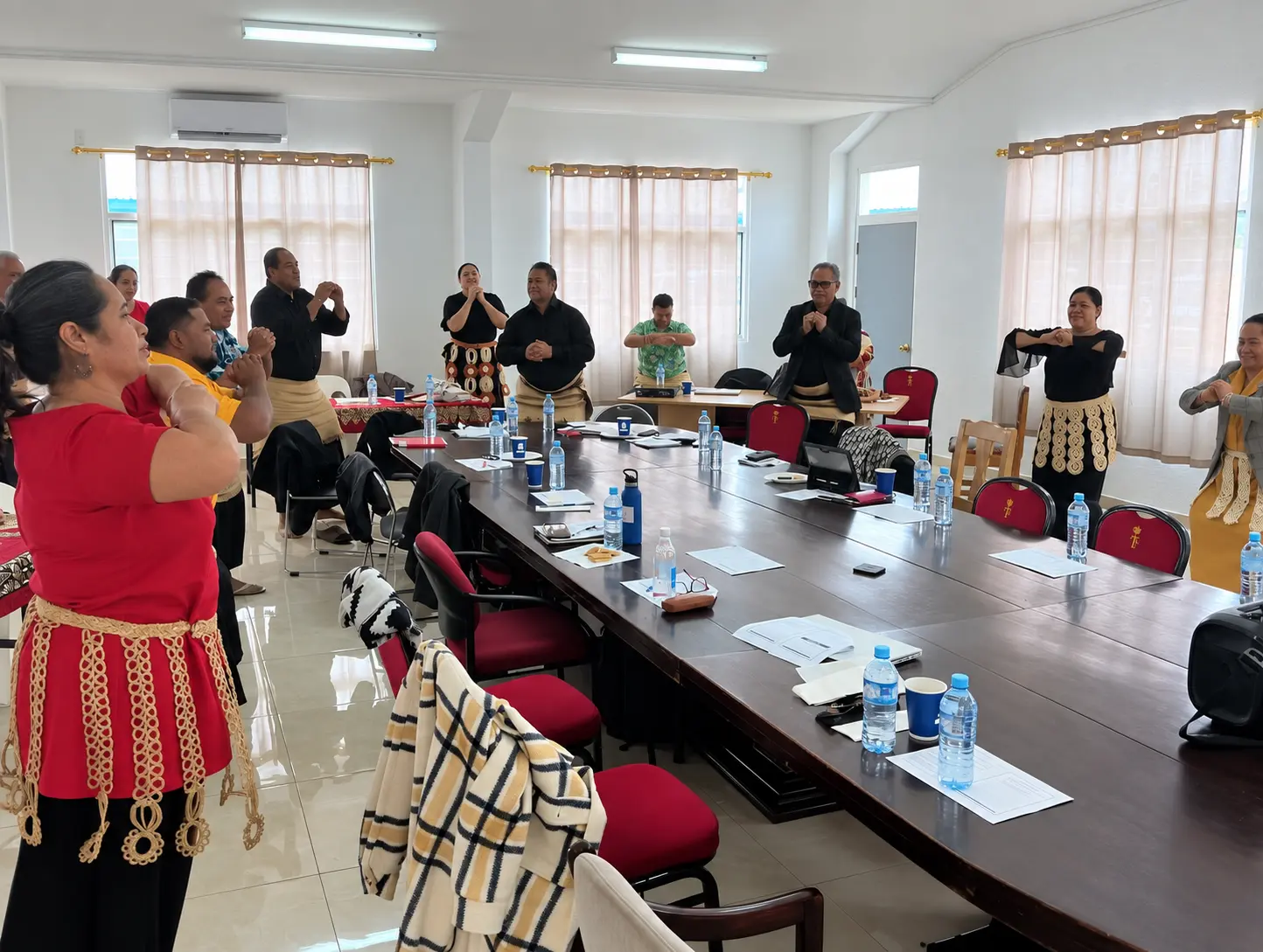 Ministry of Finance Tonga team