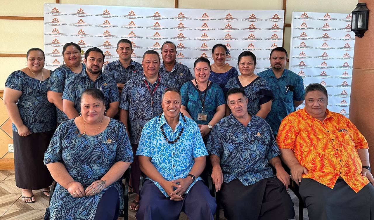 Central Bank of Samoa leadership seminar group