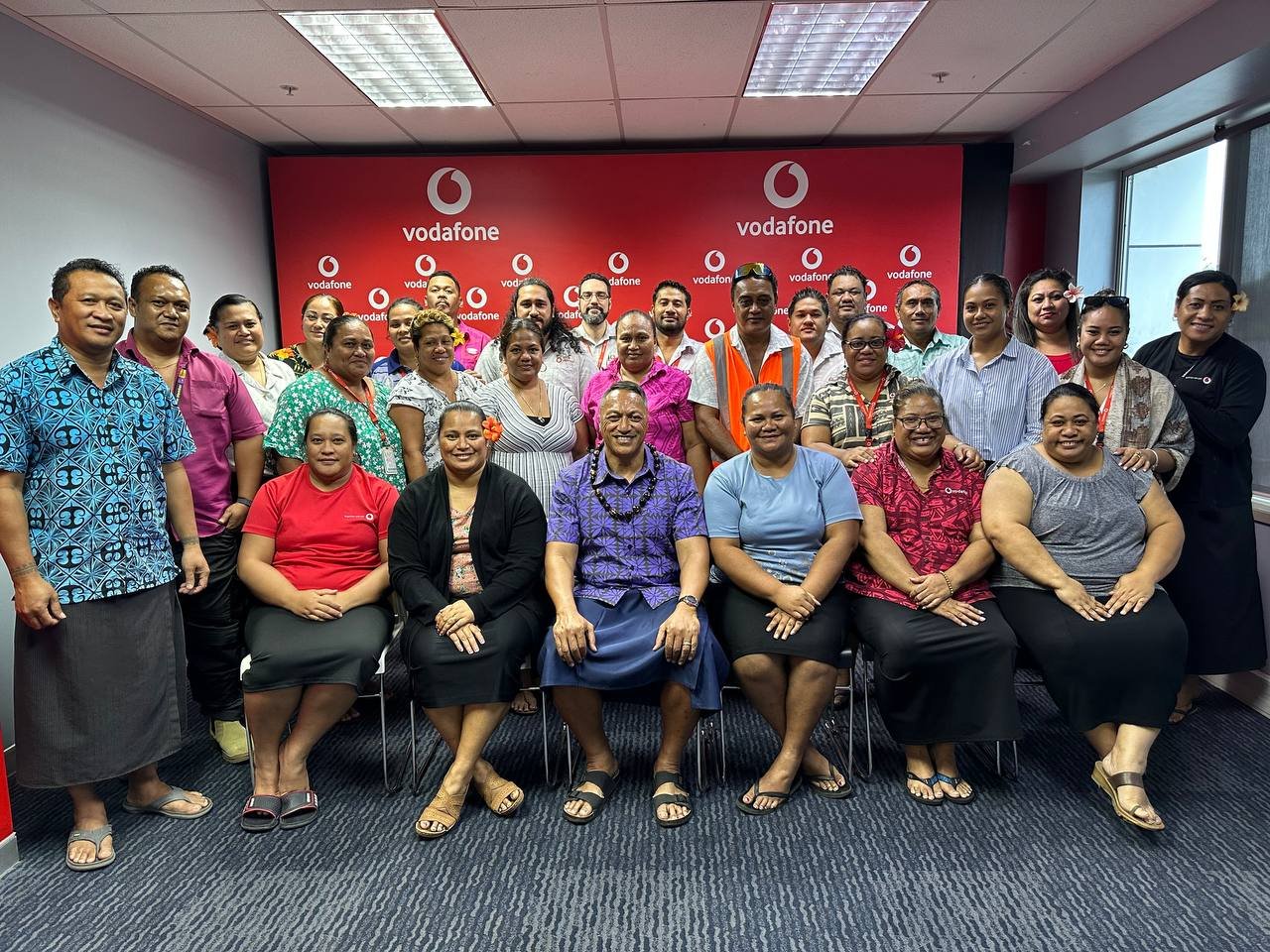 Vodafone Samoa leadership seminar group