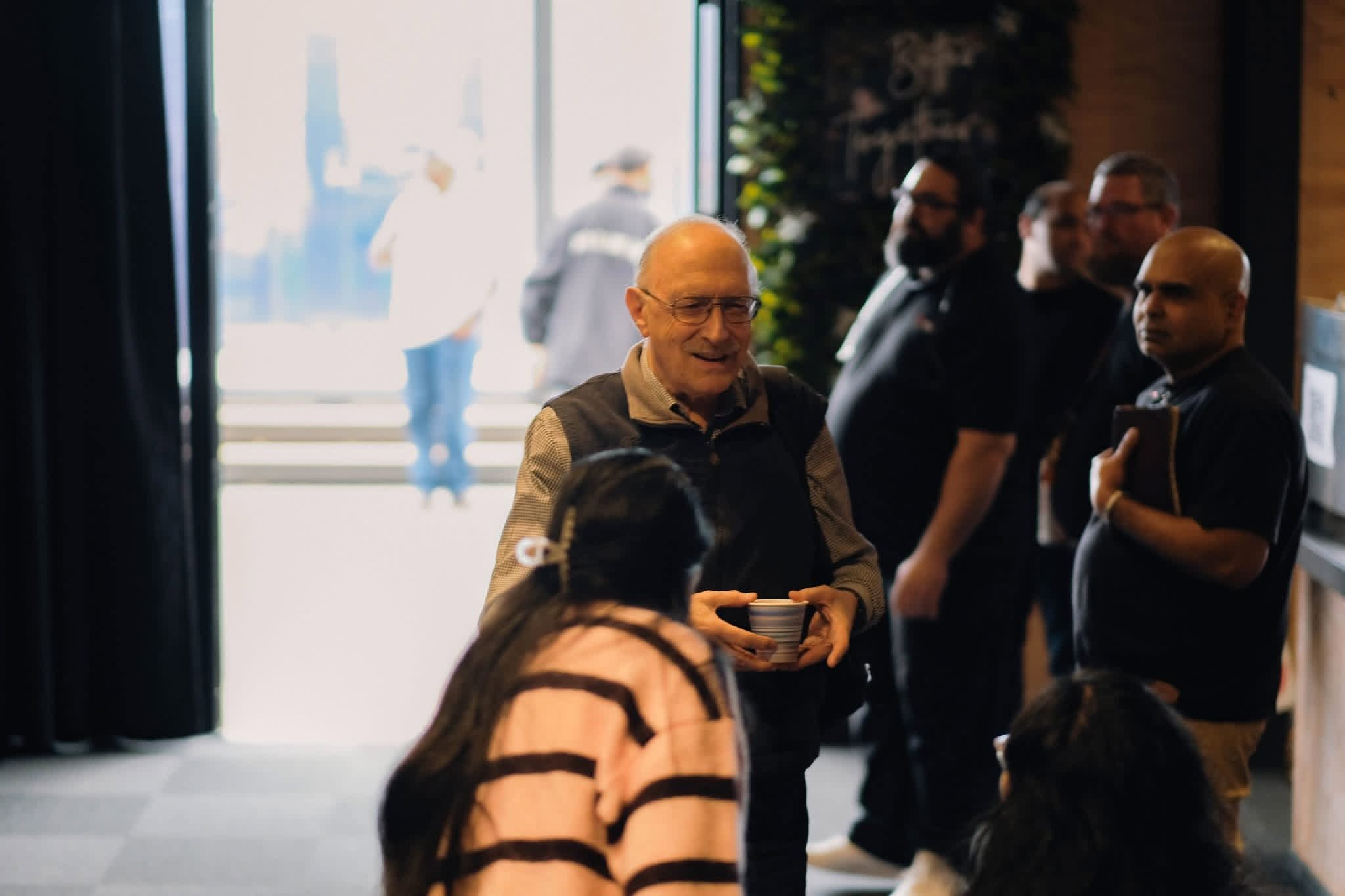 Conversation and fellowship at FITMAN