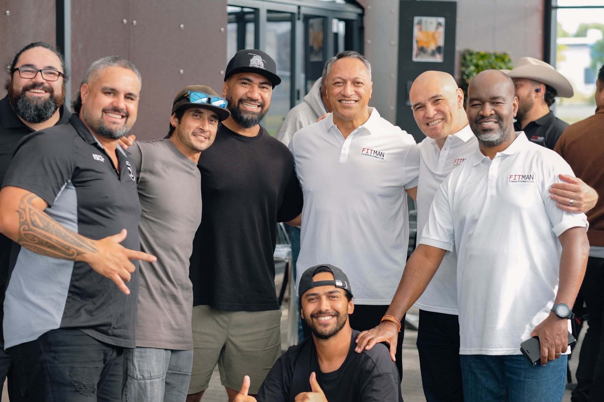 A group of men together at FITMAN
